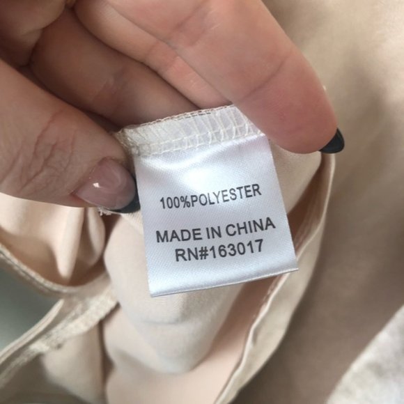 Princess Polly Hewlett Champagne Mini Satin Slip Dress 4 - Picture 6 of 9